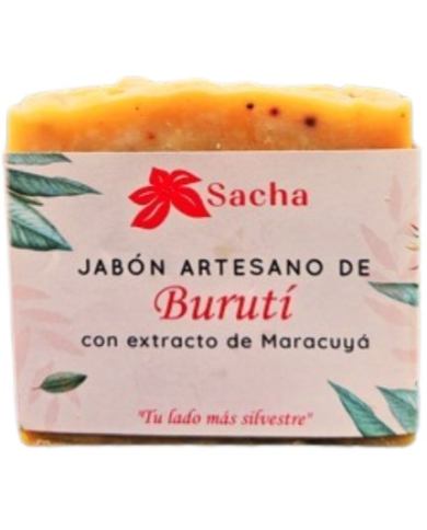 Jabon buruti extracto maracuya 100gr sacha
