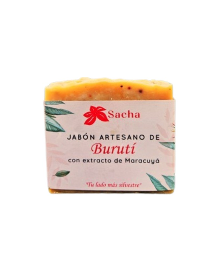 Jabon buruti extracto maracuya 100gr sacha