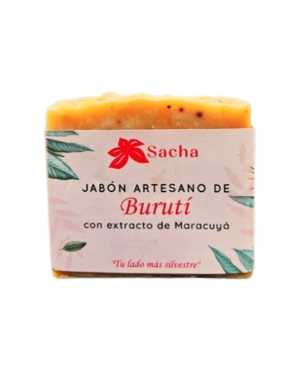 Jabon buruti extracto maracuya 100gr sacha