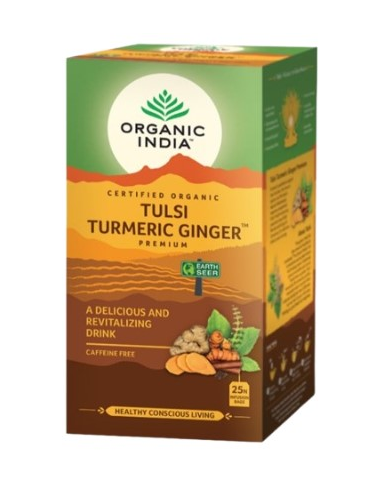 Infusion tulsi turmeric ginger 25 filtros organic