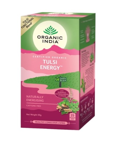 Infusion tulsi energy 25 filtros bio organic india