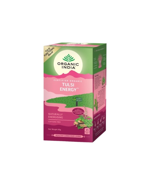 Infusion tulsi energy 25 filtros bio organic india