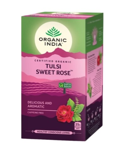 Infusion tulsi  sweet rose 25 filtros organic indi