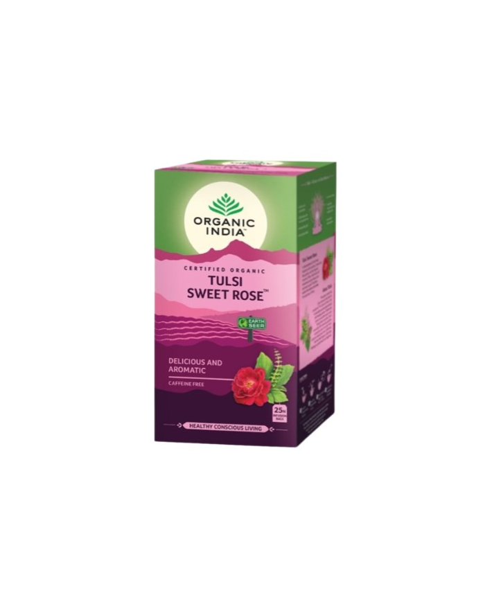 Infusion tulsi  sweet rose 25 filtros organic indi