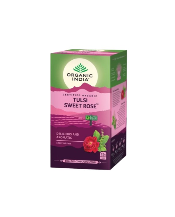 Infusion tulsi  sweet rose 25 filtros organic indi