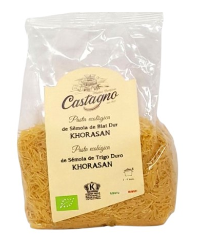 Fideos kamut khorasan trigo duro 500gr castagno