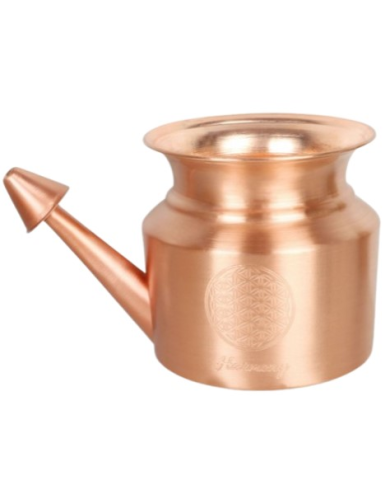 Lota nasal cobre 350ml organic indiaveda