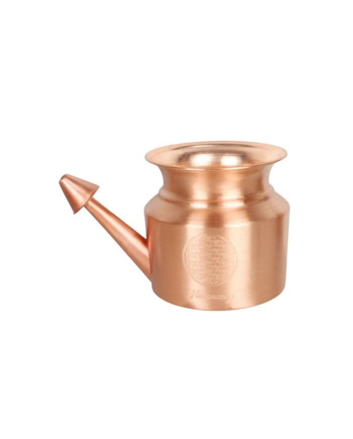 Lota nasal cobre 350ml organic indiaveda