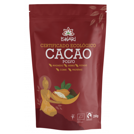 Iswari cacao crudo polvo 250gr