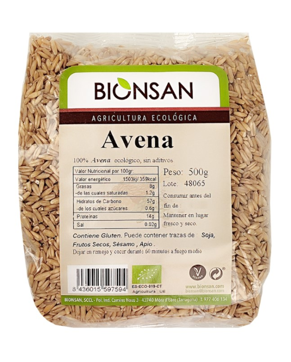 Avena grano eco 500g bionsan