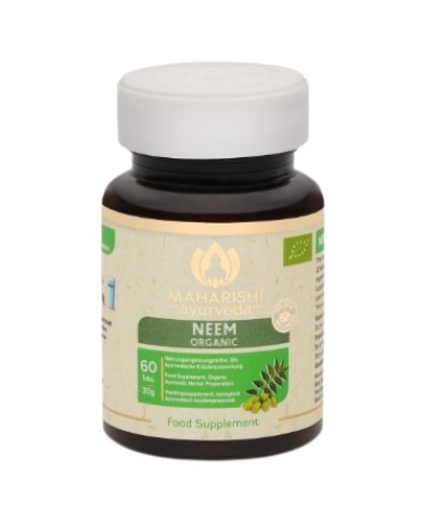 Neem organic 60 comprimidos maharishi ayurveda