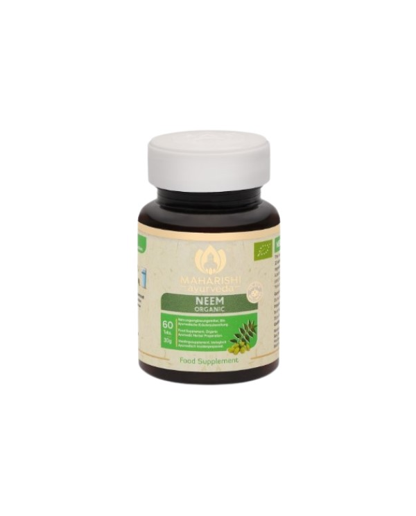 Neem organic 60 comprimidos maharishi ayurveda