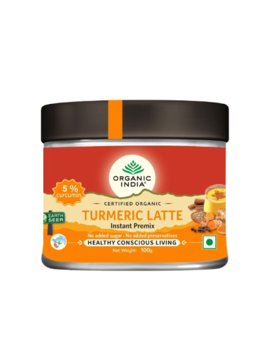 Golden turmeric latte mix 100gr bio organic india