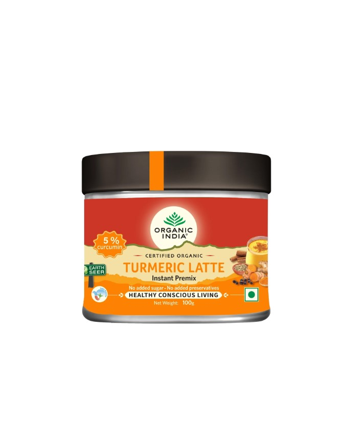 Golden turmeric latte mix 100gr bio organic india