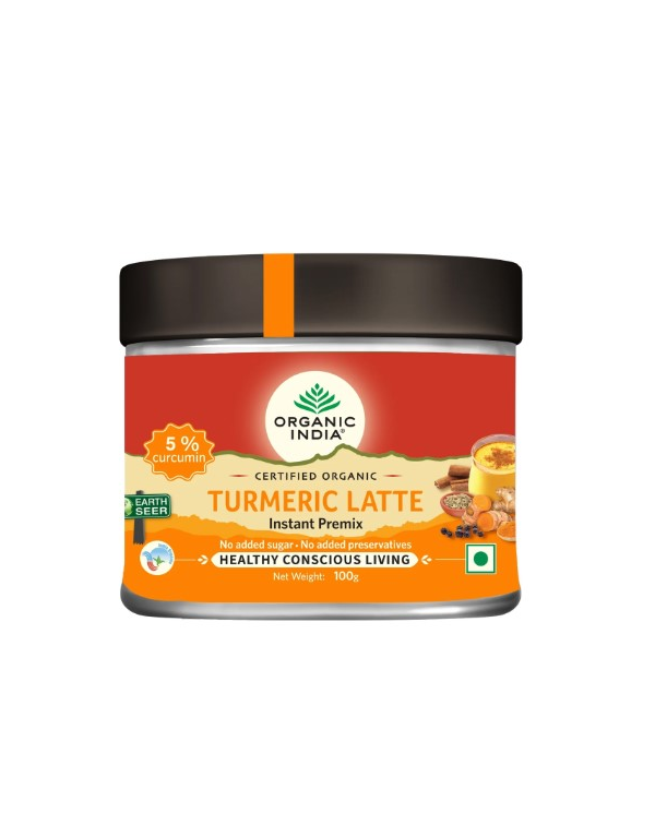 Golden turmeric latte mix 100gr bio organic india