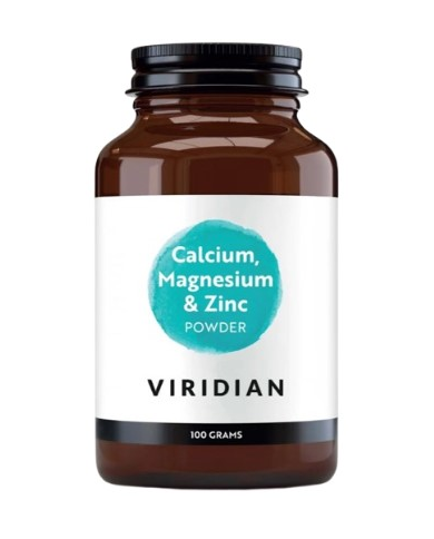 Calcio magnesio zinc powder polvo 100gr viridian