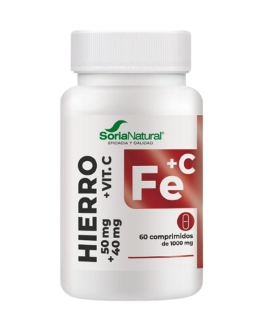Hierro+vitamina c liberacion sostenida 60 comp s/n