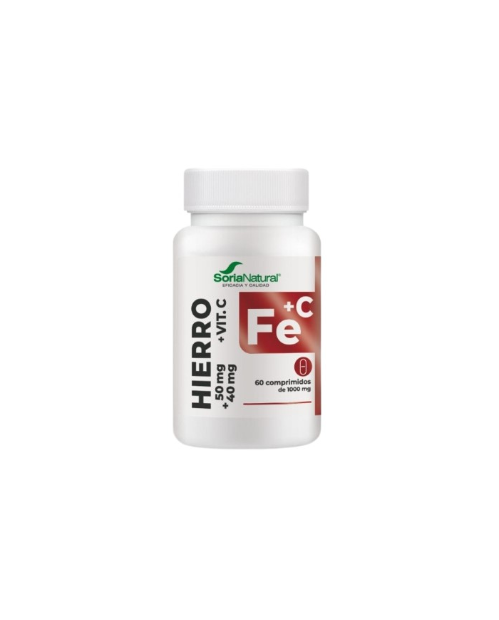 Hierro+vitamina c liberacion sostenida 60 comp s/n