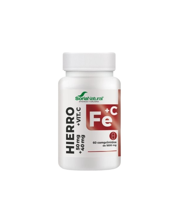 Hierro+vitamina c liberacion sostenida 60 comp s/n