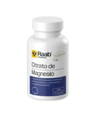 Citrato magnesio vegan 75 cap  raab