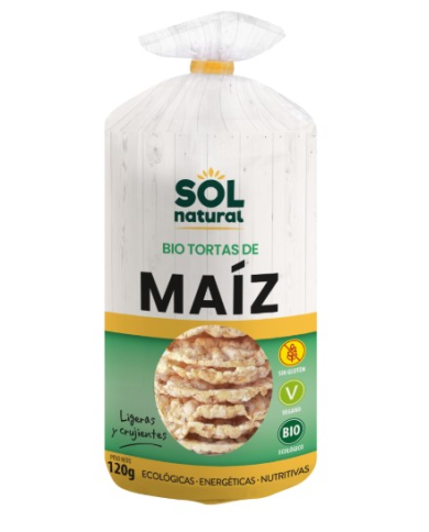 Tortas maiz bio s/g sol natura