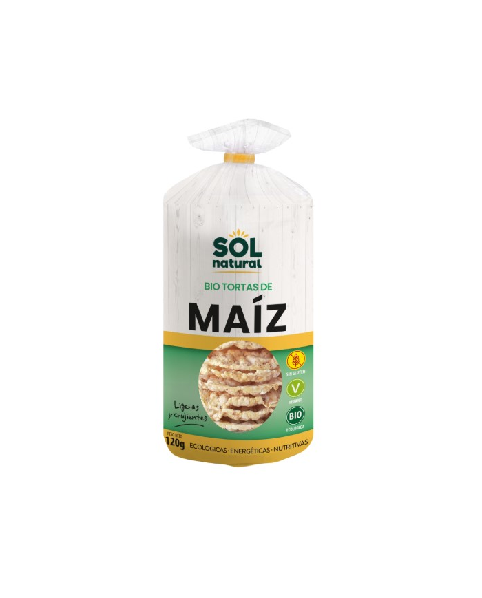 Tortas maiz bio s/g sol natura