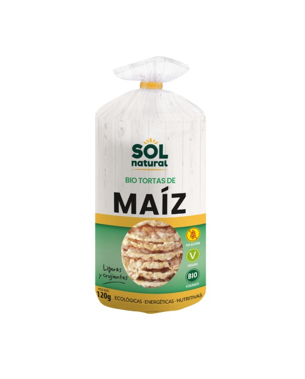Tortas maiz bio s/g sol natura