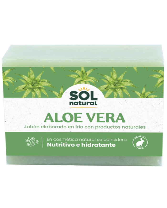 Jabon aloe vera nutritivo hidrat sol natural 100g