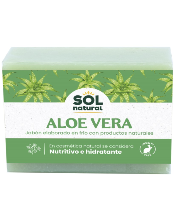 Jabon aloe vera nutritivo hidrat sol natural 100g