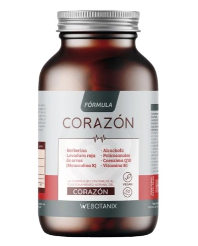 Corazon  60 capsulas vegan webotanix