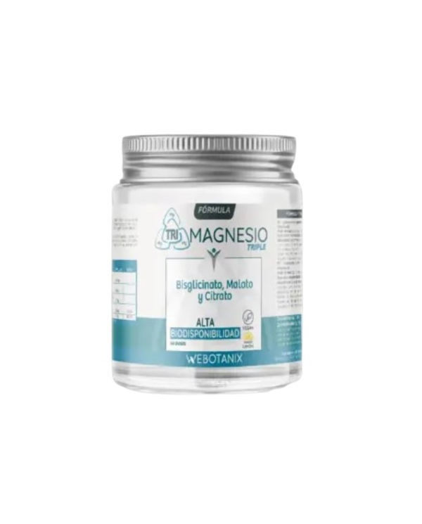 Triple magnesio polvo limon webotanix