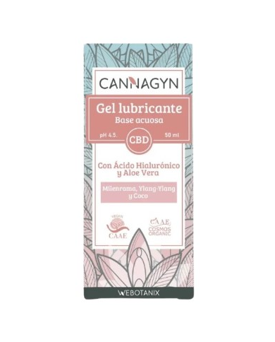 Gel lubricante cannagyn 50ml webotanix