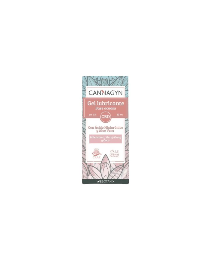 Gel lubricante cannagyn 50ml webotanix