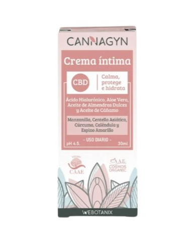 Crema intima cannagyn 30ml webotanix