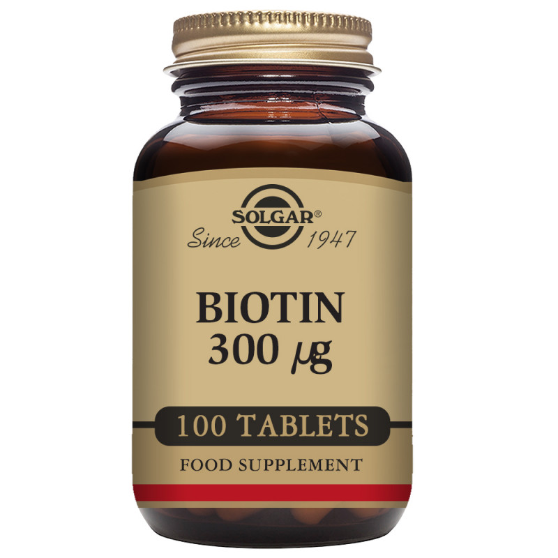 Biotin 300mcg 100tb solgar