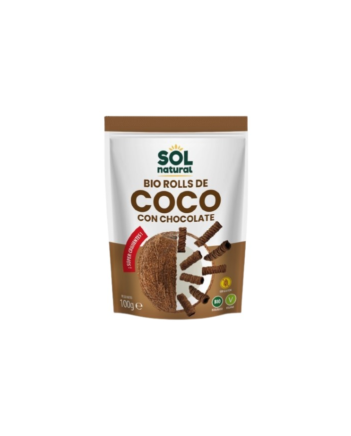Rolls coco chocolate 100gr sol natural