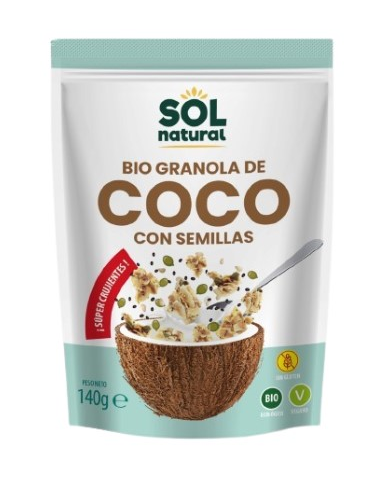 Granola coco semillas 140gr bio sol natural