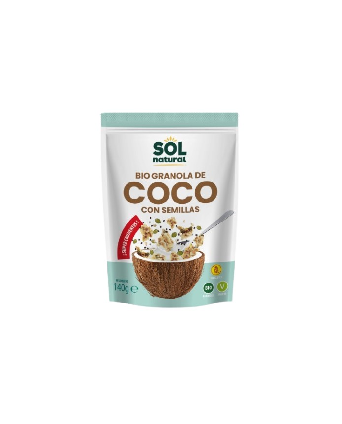 Granola coco semillas 140gr bio sol natural