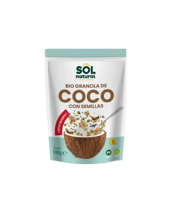 Granola coco semillas 140gr bio sol natural