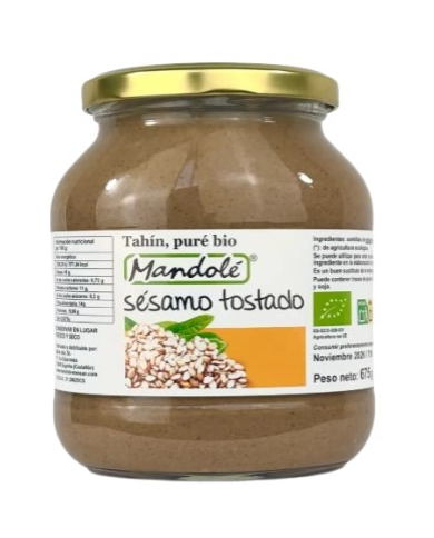 Tahin sesamo tostado 325g mandole