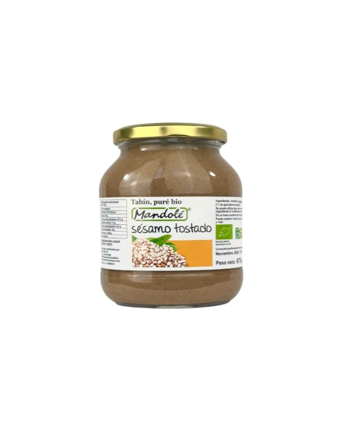 Tahin sesamo tostado 325g mandole
