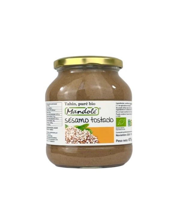 Tahin sesamo tostado 325g mandole