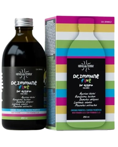 Jarabe dr. immune five niños hifas da terra