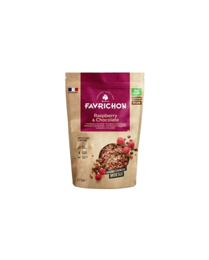 Favrichon muesli crujiente frambuesa chocol 375gr