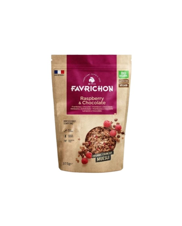Favrichon muesli crujiente frambuesa chocol 375gr