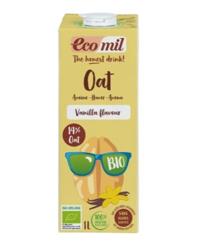 Ecomil avena vainilla 1l bio