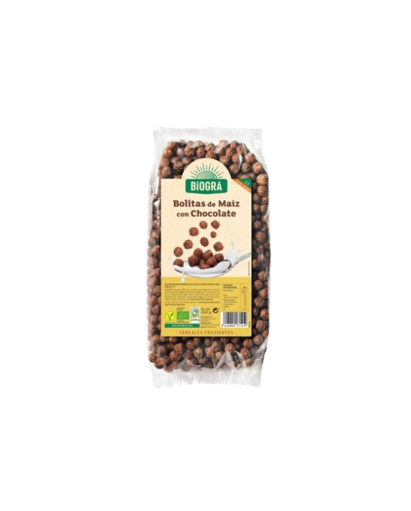 Bolitas cereales cacao 250gr bio biogra