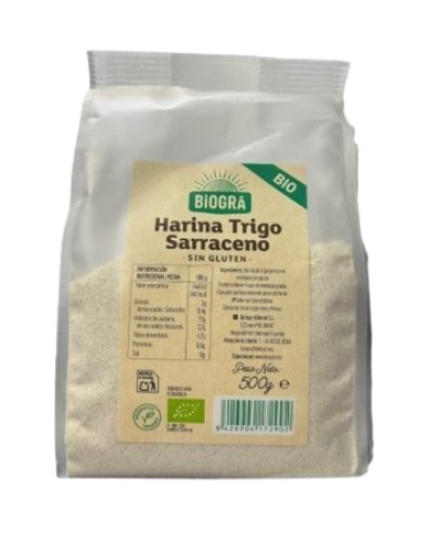Harina trigo sarraceno 500gr bio biogra