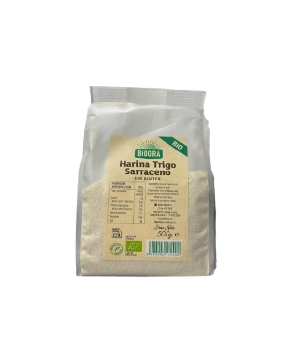 Harina trigo sarraceno 500gr bio biogra