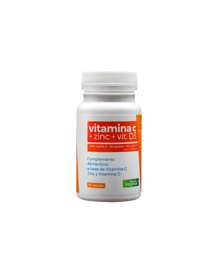 Vitamina c+zinc+vit.d3 60 cap triconatura